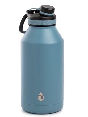 TAL 64oz Stainless Steel Ranger Pro Water Bottle Slate Blue Handle Double Wall